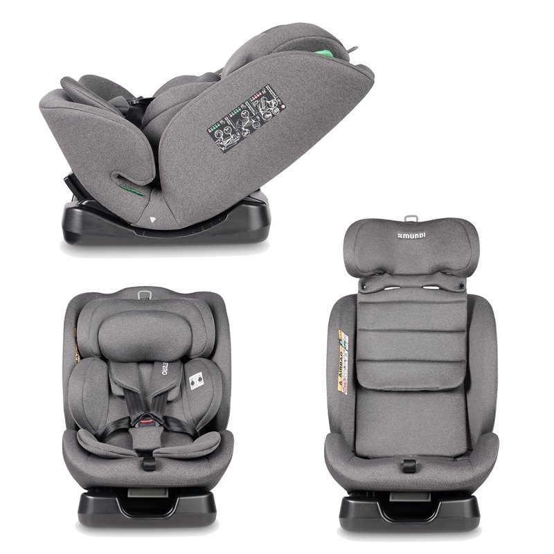 Fotelik MUNDI - GREY szary